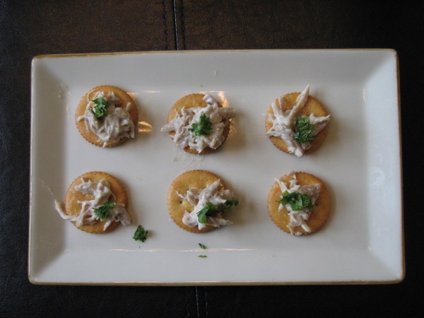 White chicken Poppers