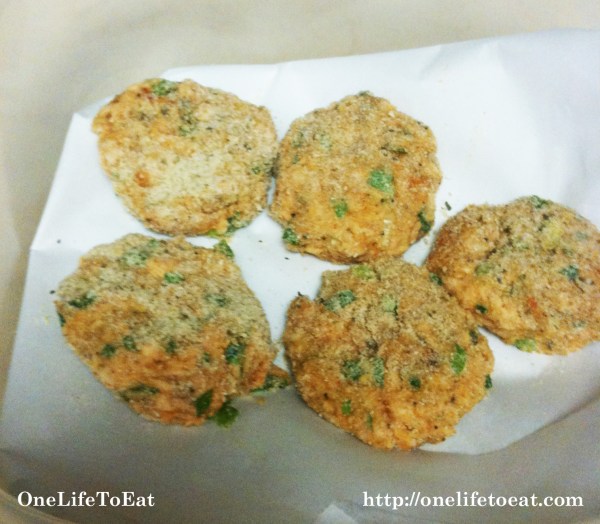 Make small flat rounds of the mixture and coat with bread crumbs