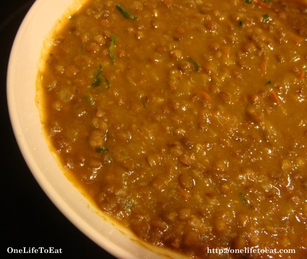 Masoor dal prepared Masoor dal prepared