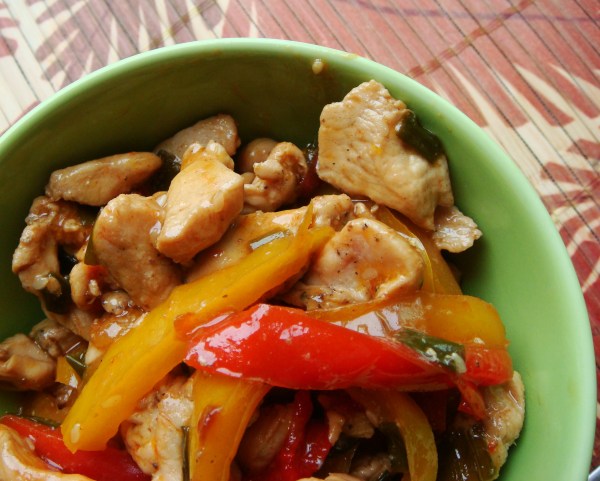 Asian chicken stir-fry