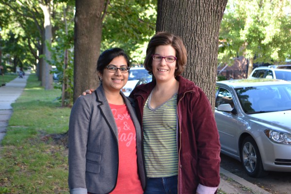 Jenn of The Whole Kitchen and me finally meeting in person in Chicago