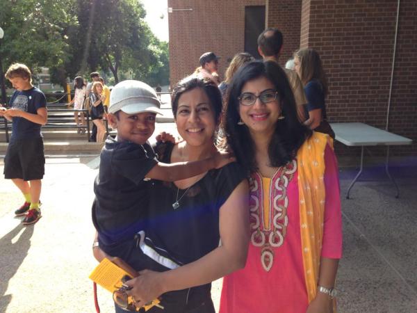 With my sister and nephew August 2014 - I was at around 134lbs here.