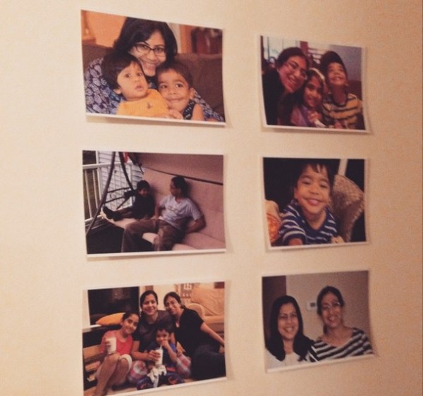 My little photo gallery on my apartment wall