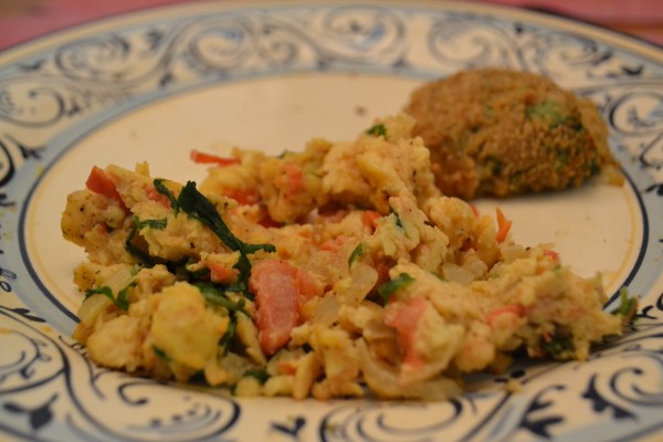 Egg bhurjee - Spiced scrambled eggs